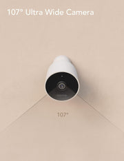 nooie Security Camera Outdoor 1080P, IP66 Weatherproof Surveillance Camera, Night Vision, 2-Way Audio, Motion Detection, Deterrent Alarm, Works with Alexa, Cloud/SD Storage, 2.4G WiFi